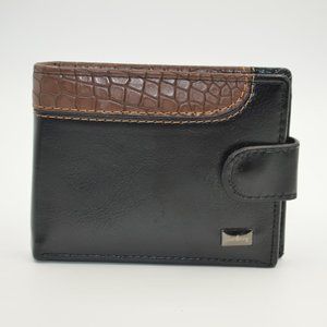 Men's Patchwork Leather Wallet